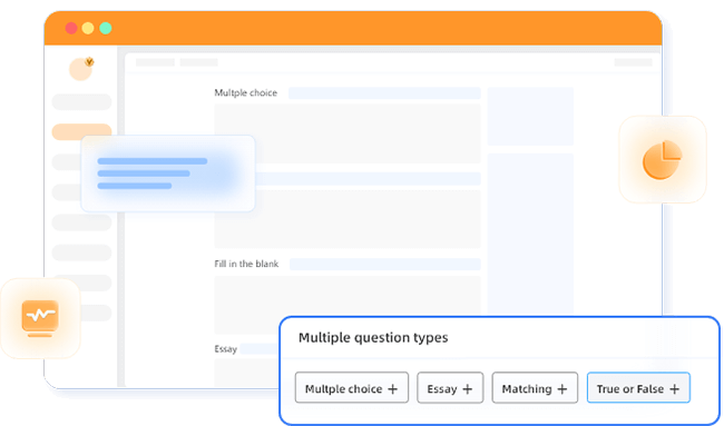 support multiple question types